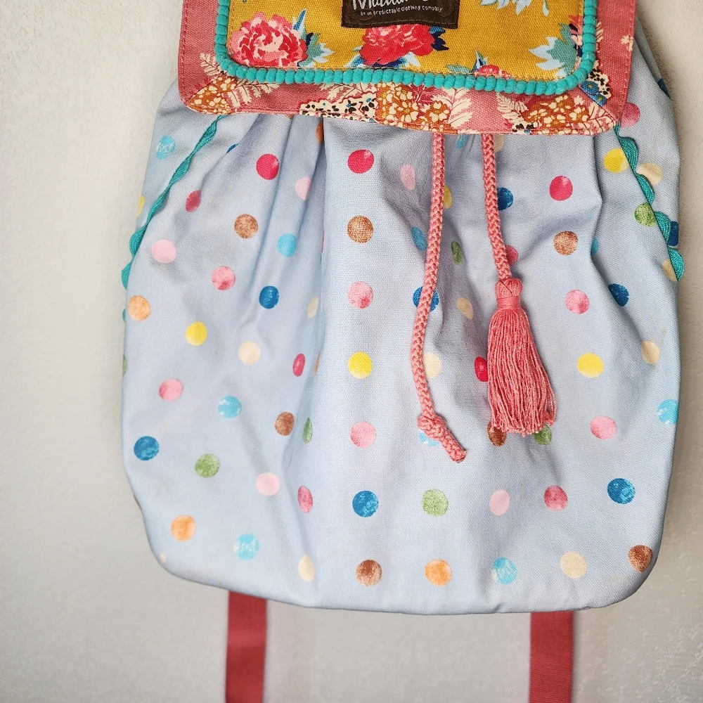 Matilda Jane Floral Polka Dot Make A‎ Splash Back Pack